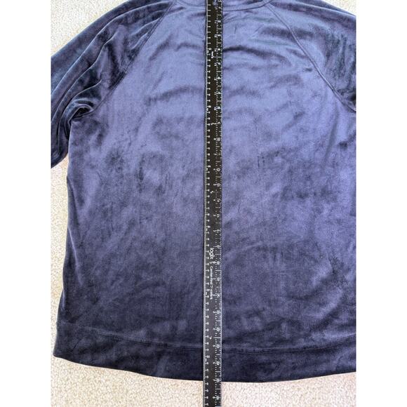 Lou & Grey Signaturesoft Loungewear Top Women Size S Gray Long Sleeve E047 - Picture 7 of 8